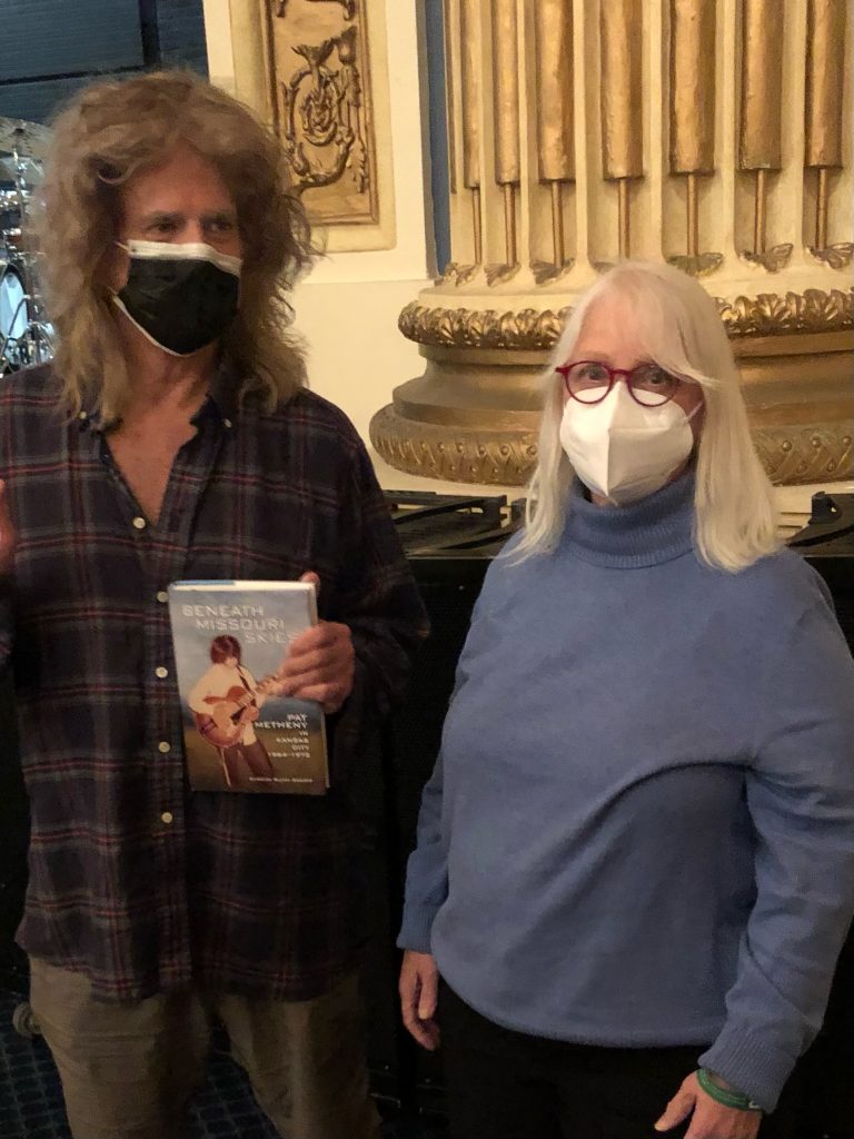 Pat Metheny and Carolyn Glenn Brewer, October 2021